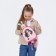 Baby backpack on lightning, "chosen", pink color