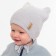 Children's hat minku rr 42-44, gray color