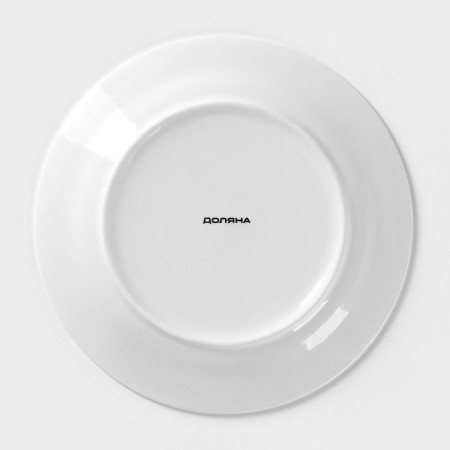 Porcelain dessert shade "Tash", d = 20.5 cm, white color-3