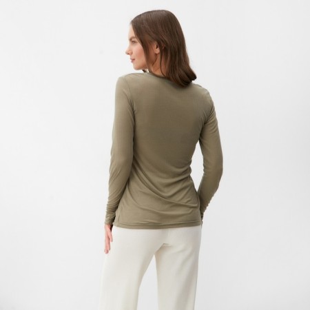 Women's longliva KAFTAN: BASIC Line Khaki Color, size 50-52-5