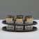 Mini-bar 6 objects oval, engraving 50 ml