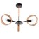 Chandelier 1057/3bk E27 60W black 70x70x55 cm Bayerlux