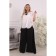Female blouse, size 48, white color