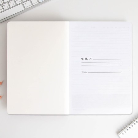 Large diary of the Teacher Books Soft-Touch, A5+format, 96 sheets, soft cover, ruler-3