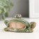 Souvenir Ceramics "Green Frog with folded paws" 4.6x9x5.6 cm