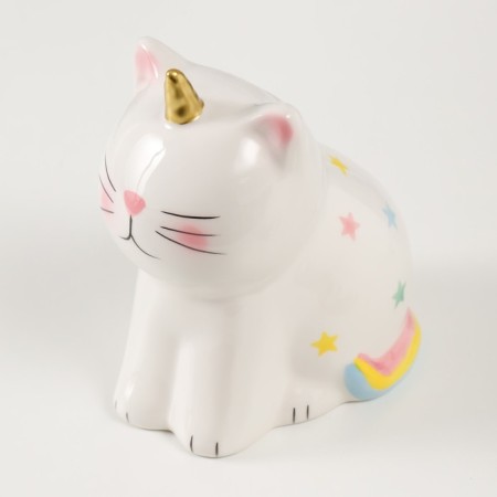 Pig a piggy bank Ceramics "Cat-Sable" 13x10x16 cm-4