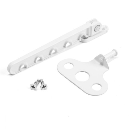Window limiter, metal for PVC windows, white-14