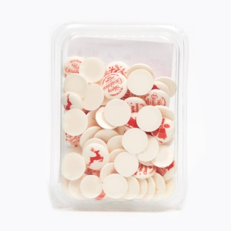 Sugar medallions Top Decor, Mary Crystia, 27 mm, set 63 pcs.-1