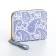 Women's wallet with lightning, blue color