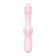 Vibro -roller with a caressing tongue Jos Orali, 22 cm, silicone, pink color