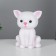 Night "cat" LED from batteries 3haaa white 11x14x18 cm Risalux