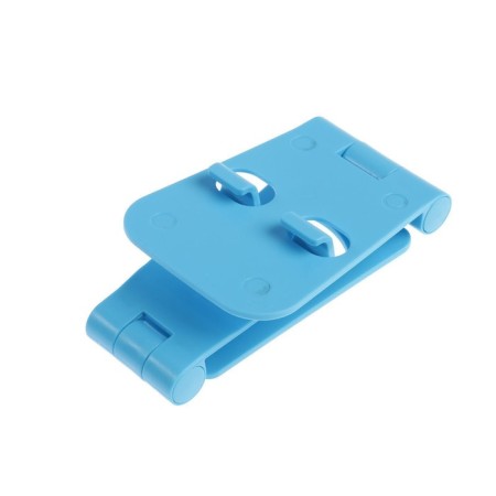 Luazon phone stand, adjustable height, silicone inserts, blue-10