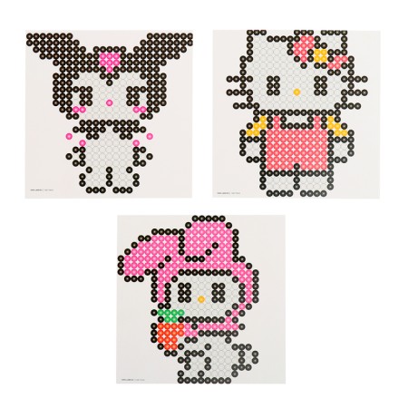 Aquamosaic "Kuromi", more than 1000 balls, 3 figures-2