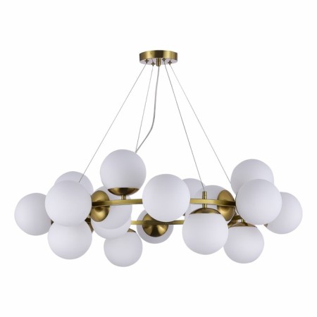 Suspended EVOLUCE lamp. Sle1191-203-20. Fratta. 20x60 watts, E27, 88x88x99 cm, golden color-3
