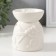 Aroma lamp ceramics "Dragonfly on the flower" white 7.2x7.2x8.3 cm
