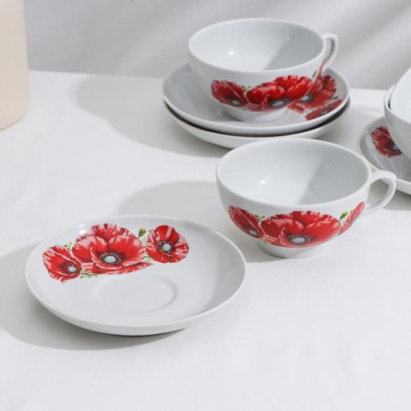 Tea service "Country. Poppies ", 14 items-5