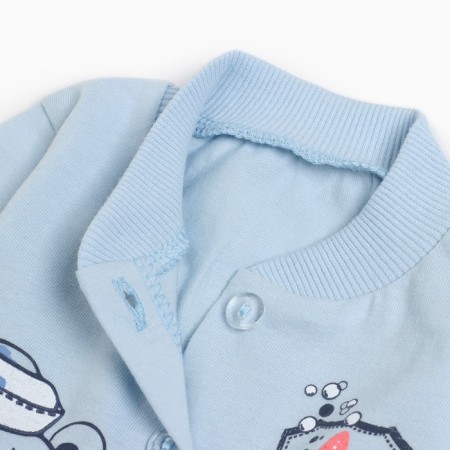 Nursery blouse, blue color, height 68cm-1