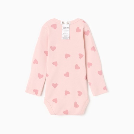 Body with a long sleeve, pink color, height 68 cm-4