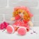 Soft doll "Girl's skirt in a flower", color mix
