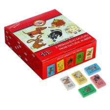 Eraser Koh-I-Noor 6875/40, rubber, color, with children's pattern, mix