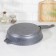 Granite pan, d = 26 cm, removable handle, anti -stick coating, color gray color