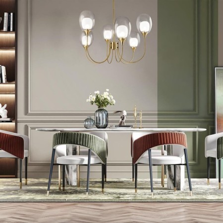 Suspended lamp Maytoni Mod016PL-06BS, 6HE14, 60W, 95x95x85.7 cm, brass color-3