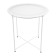 Folding metal table-stalk 2 in 1, 470 × 470 × 505 mm, white color