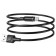 Cable Borofone BX41, microUSB - USB, magnetic, 2.4 A, 1 m, PVC braid, black