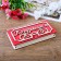 Barrier "Congratulations", 17x9.5x2.5 cm, red