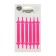 A set of shoes for shoes, 6 pcs, silicone, flat, 13 mm, 9 cm, pink neon color color