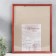 Photo frame pine С20 red 40x50 cm (plastic screen)
