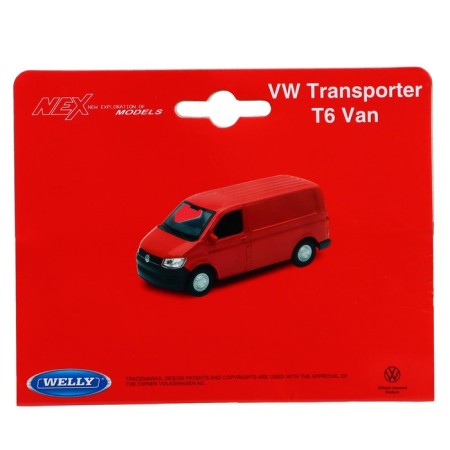 Модель машины Volkswagen Transporter T6 VAN, масштаб 1:38, МИКС-4