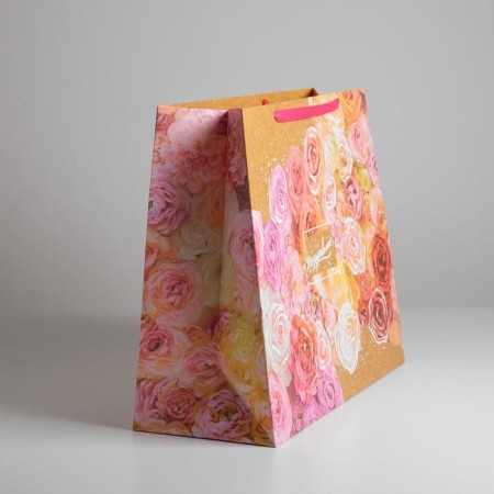 Package Gift Laminated Horizontal, Packaging, "Beautiful Holiday", XL 49 x 40 x 19 cm-2