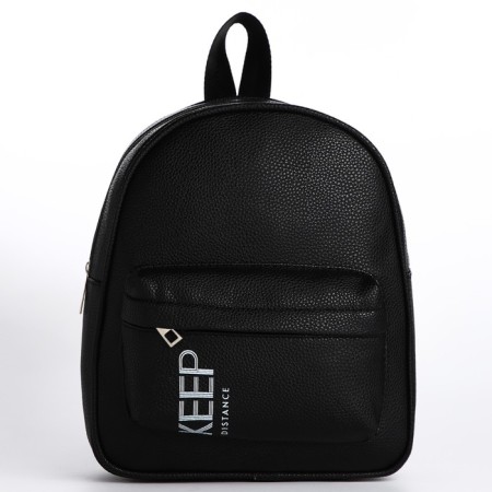 School backpack of artificial leather with Keep Distance 27x23x10 cm pocket-2