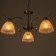 Kobeia chandelier 3x40W E27 bronze 53x53x92 (52) cm