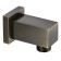 Shower hose connection Wasserkraft A108, brass, bronze