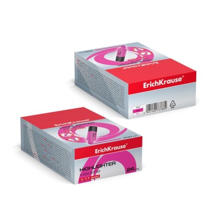 Marker Text Moisters Erichkrause Visioline V-17 Mini, 0.6-4.5 mm, water-based ink, pink-2
