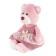 Soft toy "Bear Molly in a dress with apron", 21 cm