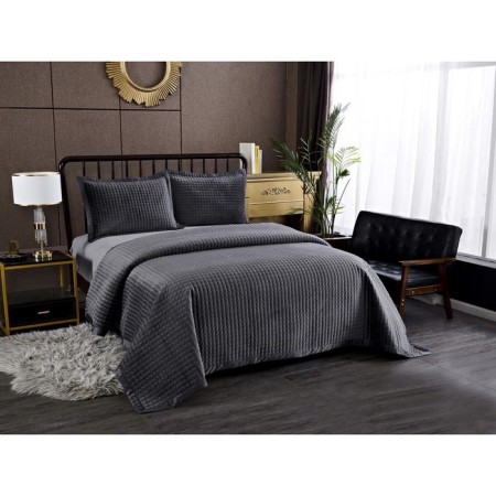 A set with the Loretta cover, size 240x260 cm, 50x70 cm - 2 pcs, color Stone-1