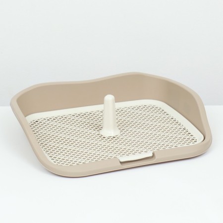 Dog toilet, 55 x 46 x 12 cm, beige-1