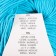 Jeans yarn 55% cotton, 45% acrylic 160m/50g (55 bright turquoise)