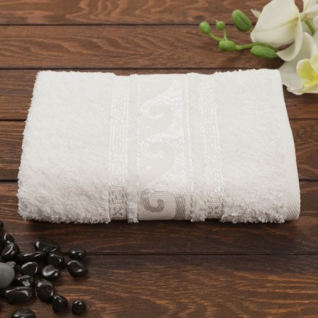 Terry towel Elegance, 50x90 cm, white