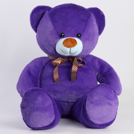 Soft toy "Bear", purple color