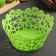 Vase for bread and fruits "Flowers", d = 22 cm, color mix