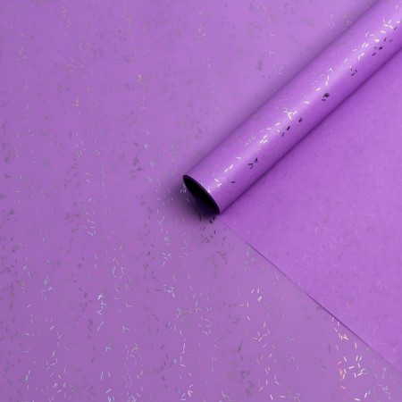 Flower film "Star Night", 58 cm x 5 m light purple-2