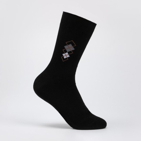 Male socks, black color, size 25