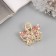 Hair crab "Selena Galant" butterfly, 3 cm, gold