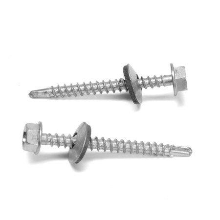Roofing screws 4.8x50 mm, galvanized, 150 pcs.-1