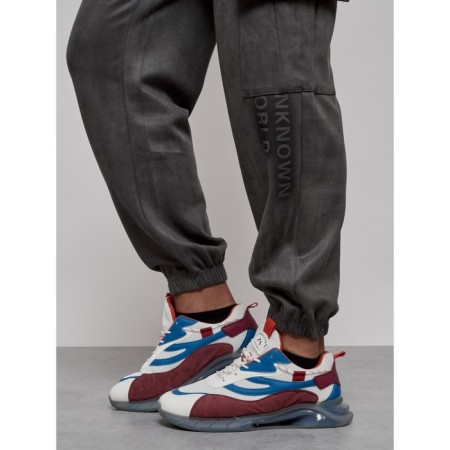 Joggers are sports male, size 50, gray color-15