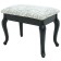 Retro banquet with storage, 550x330x430, wenge, fabric Mercury